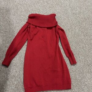 Off the shoulder sweater dress